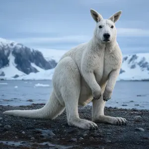 Kangaroo + Polar bear
